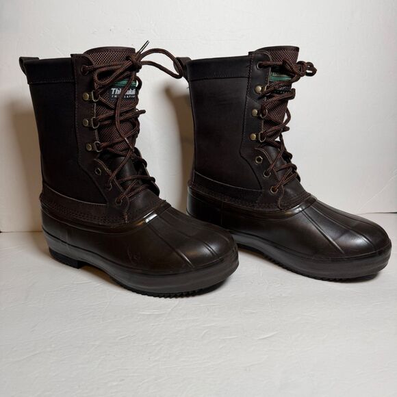 Bushmaster Other - Bushmaster 8905 Mens 9 Brown Leather Rubber Hunting Boots Thinsulate B200